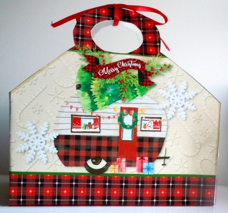 21- Merry Christmas Camper Tote by Sharon Wilson