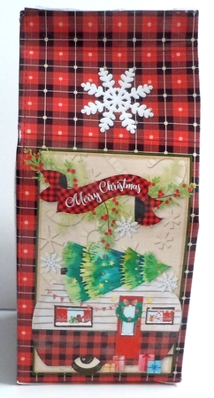 21- Merry Christmas Camper Milk Carton by Sharon Wilson