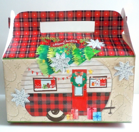 21- Merry Christmas Camper Gable Box by Sharon Wilson