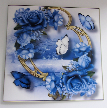 Blooms & Butterflies On Golden Frame QUICK TOPPER Bumper Kit by Sharon Wilson