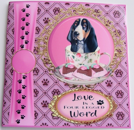 Just my cup of tea card front 4 by Sharon Wilson