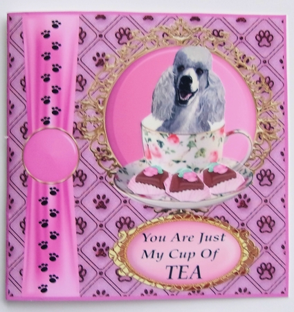 Just my cup of tea card front 6 by Sharon Wilson