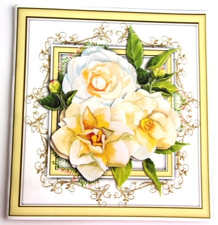 8x8 Mini Kit, Beautiful Cream Gardenias  by Sharon Wilson