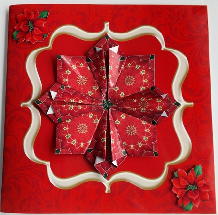 Poinsettea - Teabag Tiles by Sharon Wilson