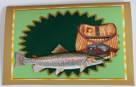 Fisherman 3 Cards from One Sheet by Sharon Wilson