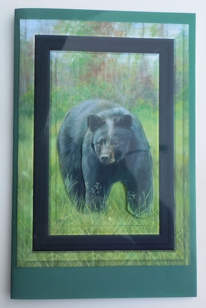 Black Bear Quick Card by Sharon Wilson