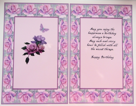 Pink Rose Frame Insert by Sharon Wilson