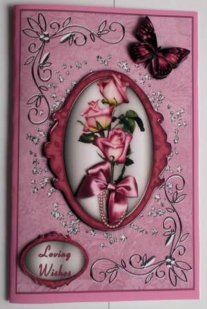 Sweetbriar Surprise A4 Card Front by Sharon Wilson