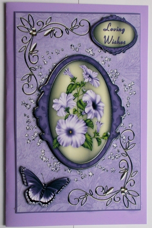 Blossom Bonanza A4 Card Front by Sharon Wilson