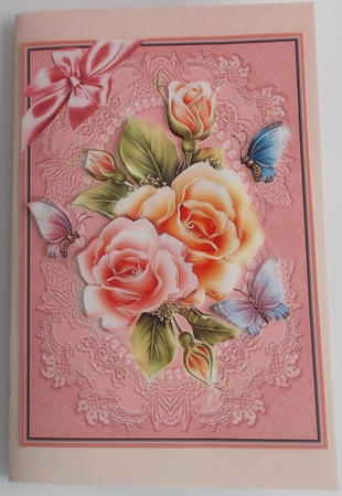 Roses, Butterflies & Lace with Decoupage by Sharon Wilson