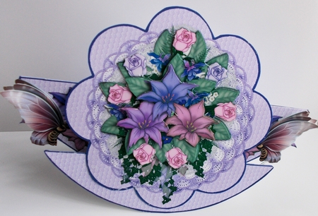 Bouquet of Wishes All Occasion Rocker Stepper Kit by Sharon Wilson