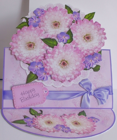Over the Edge Easel Card Kit - Dahlia Delight by Sharon Wilson