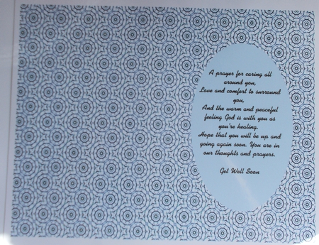Blue Ribbon Tea Bag Tiles Insert by Sharon Wilson