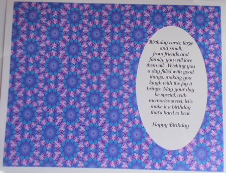 Purple Tea Bag Insert by Sharon Wilson