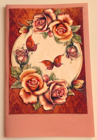 Beautiful Fall Fantasy Roses & Butterflies by Sharon Wilson