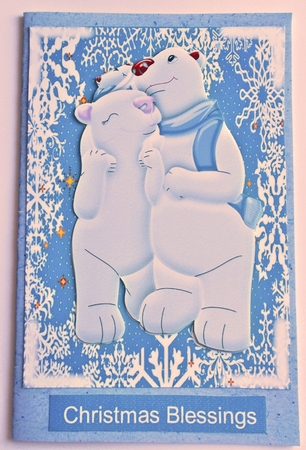 Christmas Polar Bears Love by Sharon Wilson