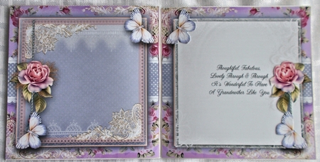 Poppy Duo on Grey Grandmother Insert by Sharon Wilson