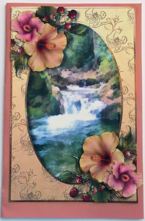 Hibiscus & Berries Waterfall Mini Kit by Sharon Wilson
