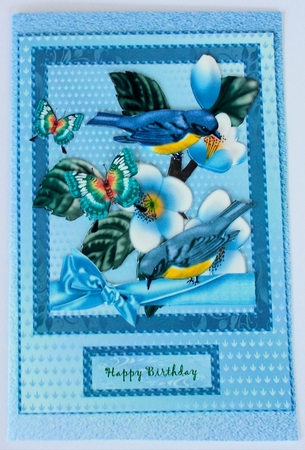 Birds in Bleu by Sharon Wilson