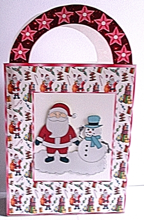 Santa Builds a Snowman Clip Art by Sharon Wilson