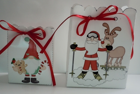 Snow Fun Santa Clip Art by Sharon Wilson