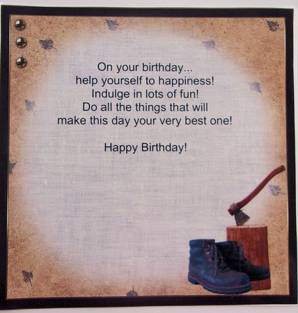 8x8 Vintage Logging Insert by Sharon Wilson