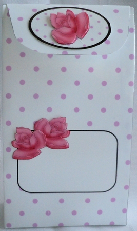 3D Polka Dots & Roses Gift Bag Mini Kit by Sharon Wilson