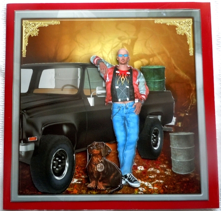 Young Mans Card by Sharon Wilson