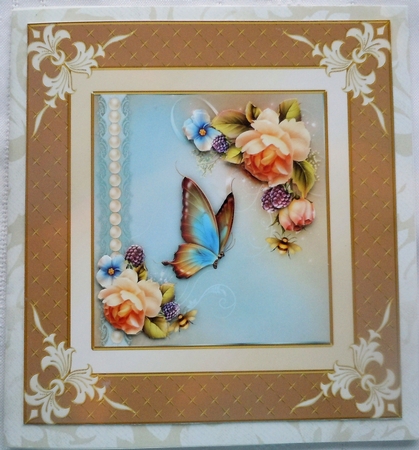 Decorative 8x8 Card Fronts by Sharon Wilson