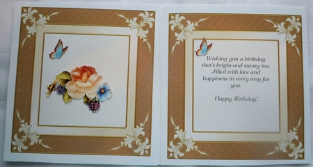 Decorative 8x8 Card Fronts by Sharon Wilson