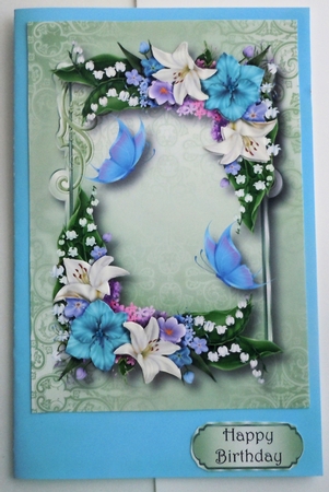Lovely Lilies & Butterflies A5 by Sharon Wilson