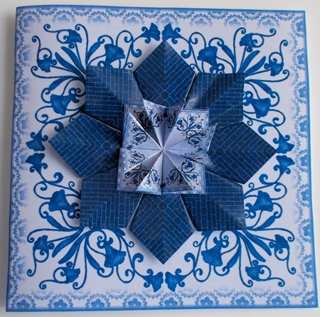 Floral Corner Card Blanks-3 by Sharon Wilson