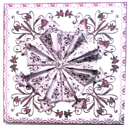 Floral Corner Card Blanks-5 by Sharon Wilson