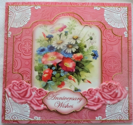 Wildflowers Anniversary Wish Special 8in Tag N' Envelope Kit by Sharon Wilson