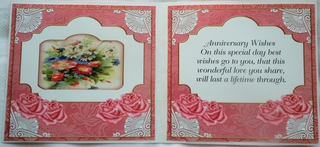 Wildflowers Anniversary Wish Special 8in Tag N' Envelope Kit by Sharon Wilson