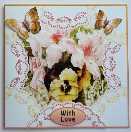 Cardtopper Flowers for the Heart 278 by Sharon Wilson