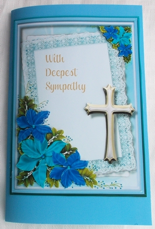 Beautiful Floral Sympathy 3, with Verse by Sharon Wilson