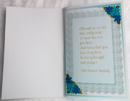 Beautiful Floral Sympathy 3, with Verse by Sharon Wilson