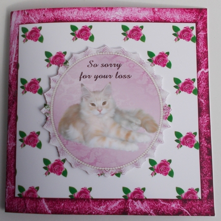 12 Sheets of Painted Roses Backing Paper by Sharon Wilson