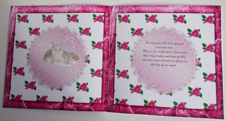 12 Sheets of Painted Roses Backing Paper by Sharon Wilson