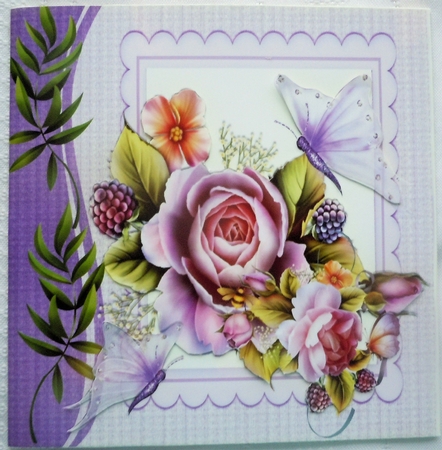 12 Beautiful Mixture of Roses, Pansies Flowers Pyramids, 8x8 by Sharon Wilson