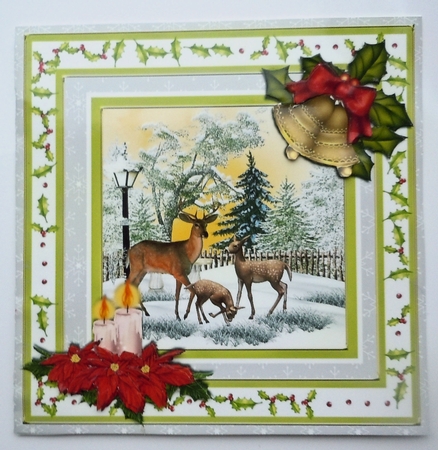 Deer in the Snow by Sharon Wilson