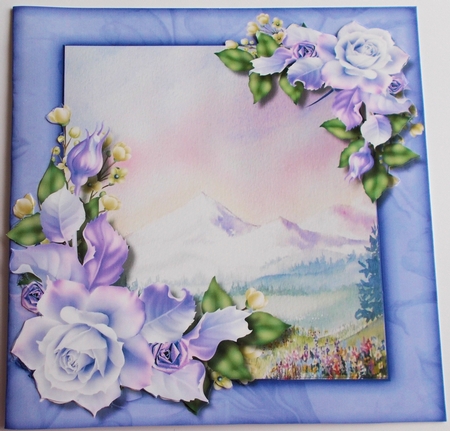 Lovely Lilac Roses and Meadows  by Sharon Wilson