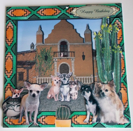 Mighty Aztec Warriors 3D Quick Card by Sharon Wilson