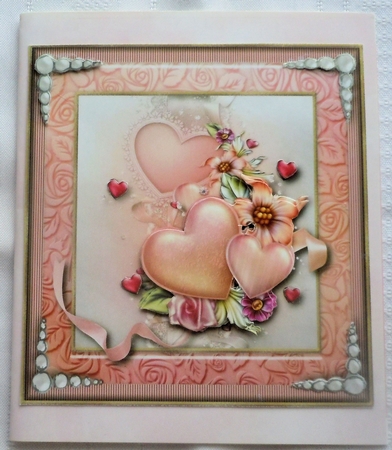 Very Romantique Card Topper 1 by Sharon Wilson