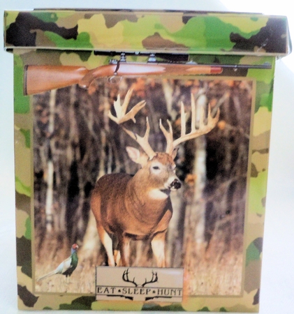 Deer Hunting Season Buck Doe Kleenex Tissue Box Cover Holder by Sharon Wilson