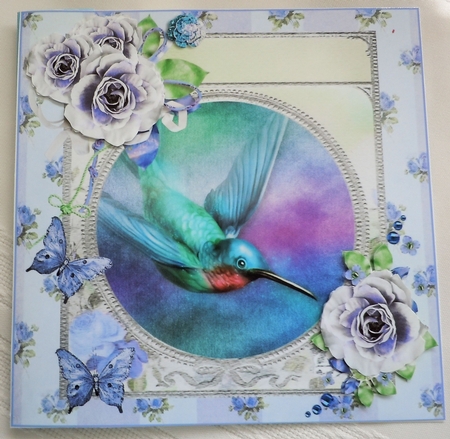 Summer Roses Topper with Decoupage by Sharon Wilson