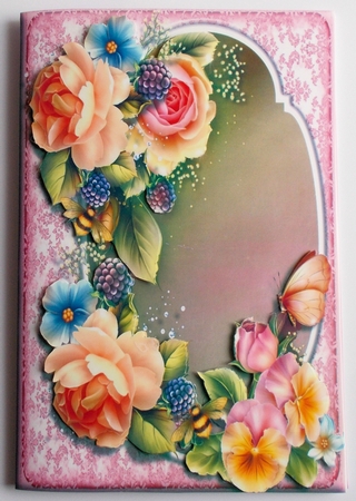 Rose Various Occasions A5 Topper by Sharon Wilson