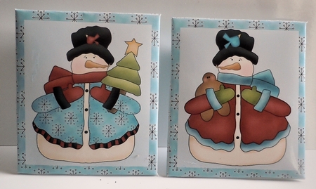 Snow Blessings Tea Packets by Sharon Wilson