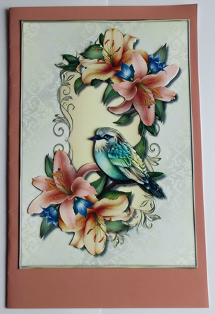 Rainbow Bird & Flowers by Sharon Wilson
